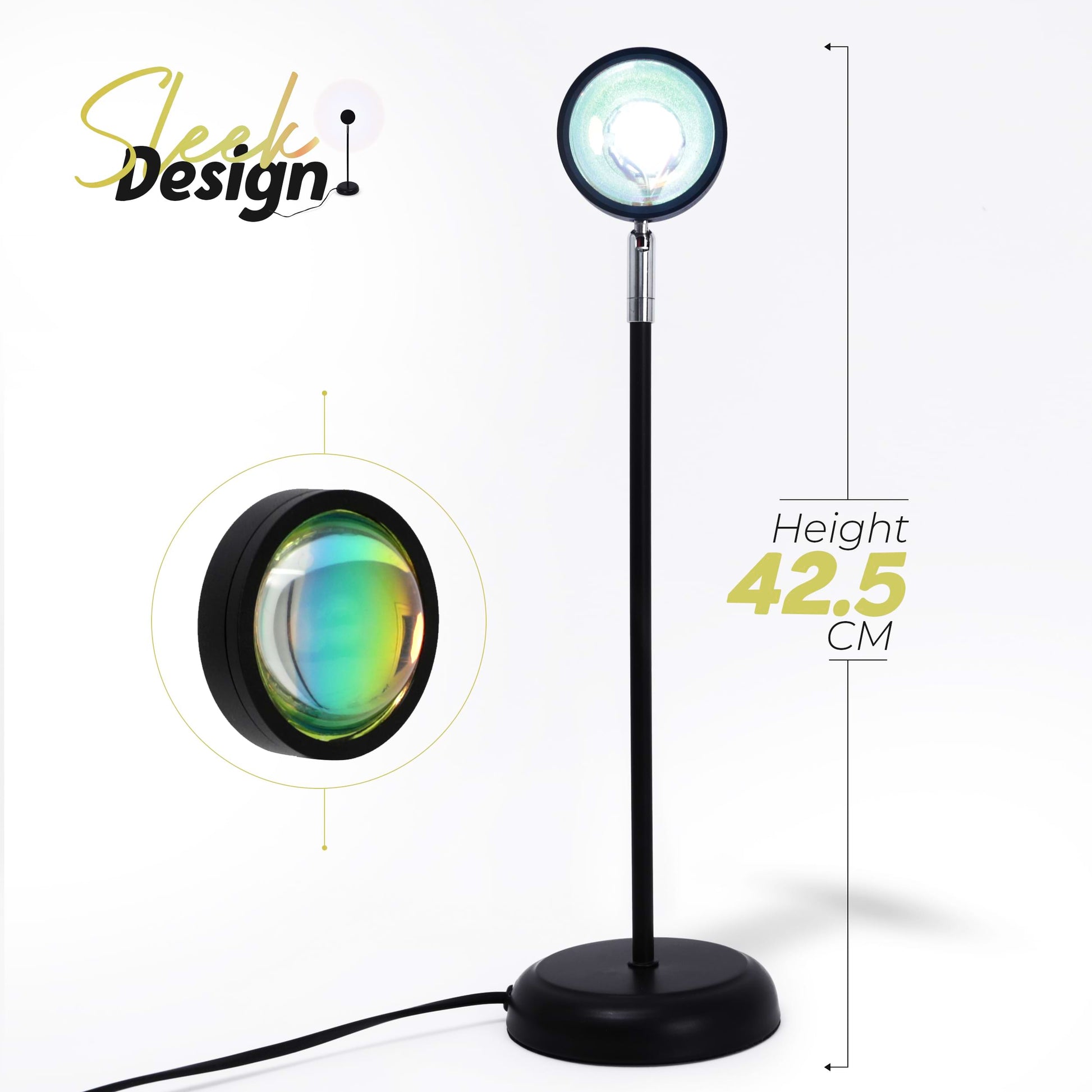 sun lamp dimensions